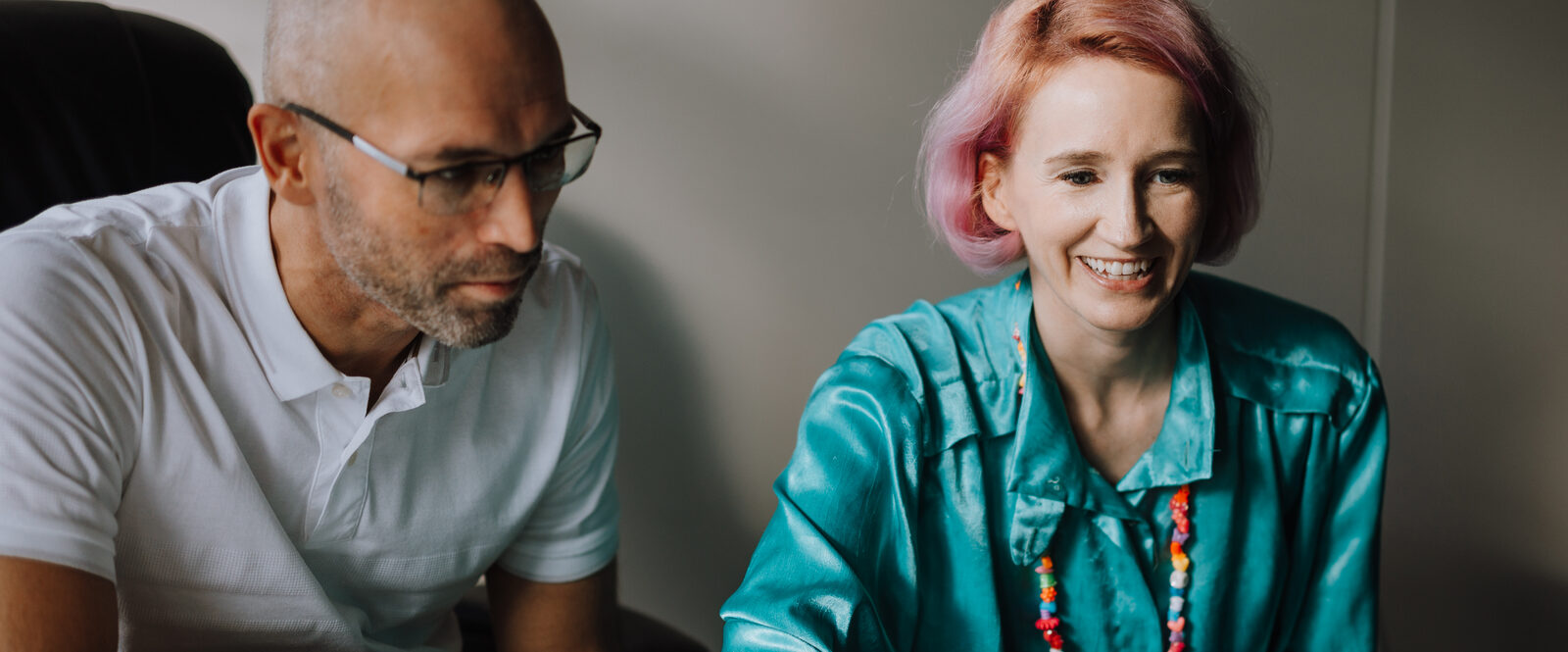 Cecilie Haukland og Tony Bakkejord ved ADHD Ressurssenter